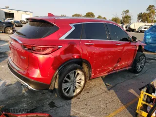 2023 Infiniti QX50 SENSORY with VIN 3PCAJ5EB4PF110411, listed as a Copart auction lot 74981644 with 16,356 mi miles and Salvage Title. Bid and sale history available at carsss.com. Image 3.