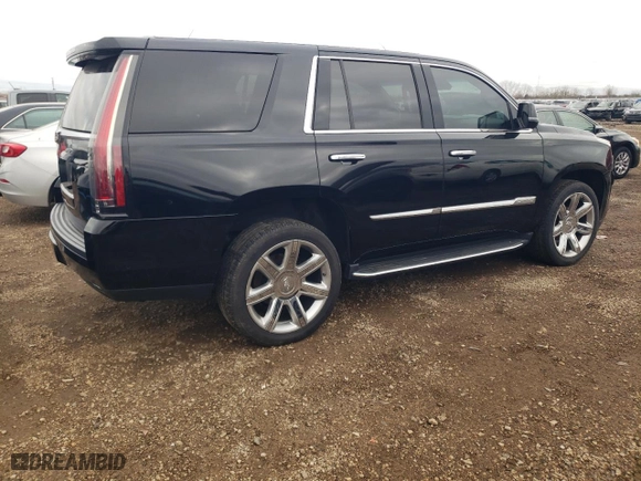 2018 Cadillac Escalade Premium Luxury with VIN 1GYS4CKJ6JR121370, listed as a Copart auction lot 79933714 with 79,398 mi miles and Salvage Title. Bid and sale history available at carsss.com. Image 3.