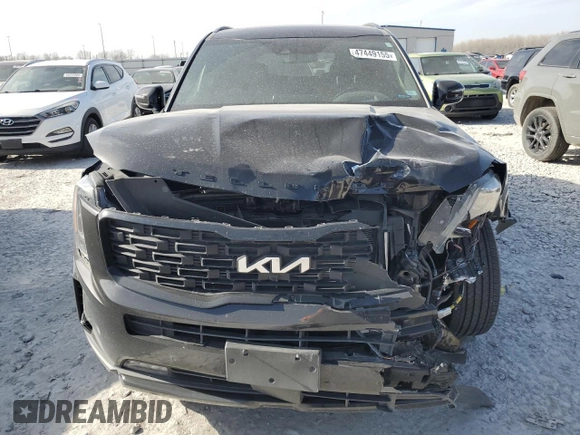 2022 Kia Telluride SX z VIN 5XYP5DHC1NG291681, wystawiony jako Copart lot #47449155 z przebiegiem 44 137 mil mil oraz Szkoda całkowita • Salvage title. Historia ofert i sprzedaży dostępna na DreamBid. Obrazek 5.