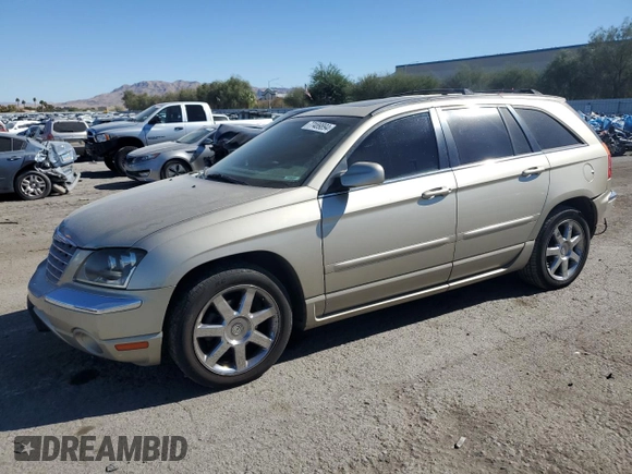 2005 Chrysler Pacifica z VIN 2C8GF78435R381190, wystawiony jako Copart lot #77489894 z przebiegiem 166 614 mil mil oraz Szkoda całkowita • Salvage title. Historia ofert i sprzedaży dostępna na DreamBid. Obrazek 1.