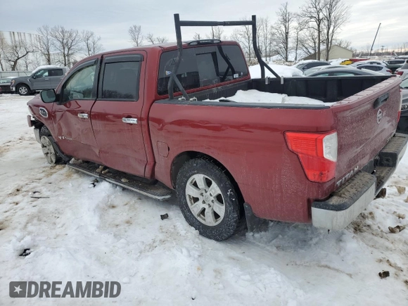 2017 Nissan Titan S with VIN 1N6AA1EJ3HN530354, listed as a Copart auction lot 45652545 with 177,776 mi miles and Salvage Title. Bid and sale history available at carsss.com. Image 2.