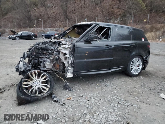 2018 Land Rover Range Rover Sport with VIN SALWR2RE0JA182071, listed as a Copart auction lot 79404014 with Not Provided miles and Salvage Title. Bid and sale history available at carsss.com. Image 1.