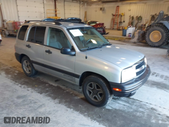 2003 Chevrolet Tracker z VIN 2CNBE13C336953203, wystawiony jako IAAI lot #42195810 z przebiegiem 123 503 mil mil oraz . Historia ofert i sprzedaży dostępna na DreamBid. Obrazek 1.