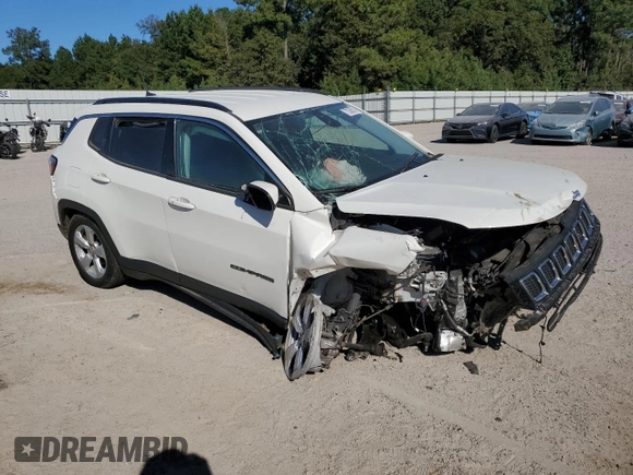 2021 Jeep Compass Altitude with VIN 3C4NJCBB8MT501827, listed as a Copart auction lot 75298214 with Not Provided miles and Salvage Title. Bid and sale history available at carsss.com. Image 4.