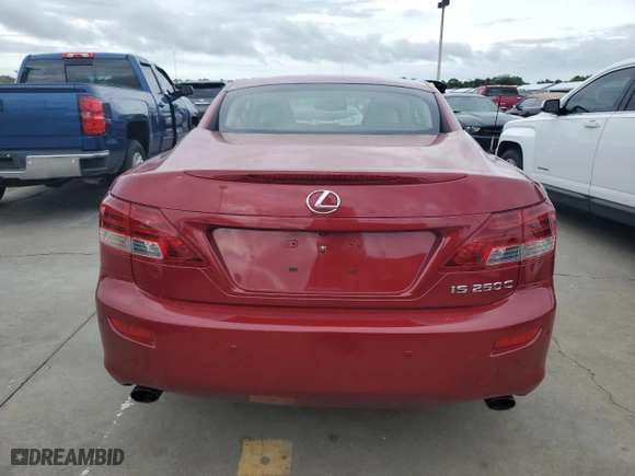 2013 Lexus IS 250C with VIN JTHFF2C27D2528578, listed as a Copart auction lot 75007384 with 0 miles and Non Repairable. Bid and sale history available at carsss.com. Image 6.