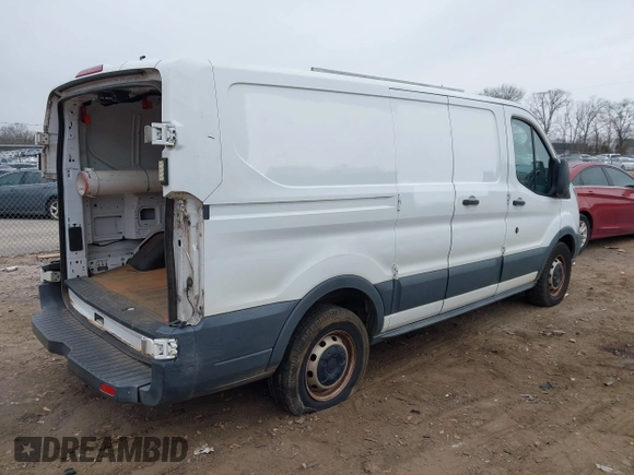 2015 Ford Transit Cargo with VIN 1FTNE1ZM6FKA18311, listed as a IAAI auction lot 41360162 with 149,897 mi miles. Bid and sale history available at carsss.com. Image 4.