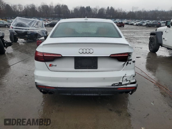2020 Audi S4 Prestige with VIN WAUC4AF4XLA042737, listed as a Copart auction lot 44274594 with 17,178 mi miles. Bid and sale history available at carsss.com. Image 6.