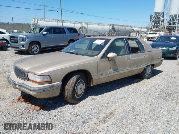 1993 Buick Roadmaster Ltd with VIN 1G4BT5376PR415685, listed as a IAAI auction lot 41946692 with 214,654 mi miles and . Bid and sale history available at DreamBid. Image 2.