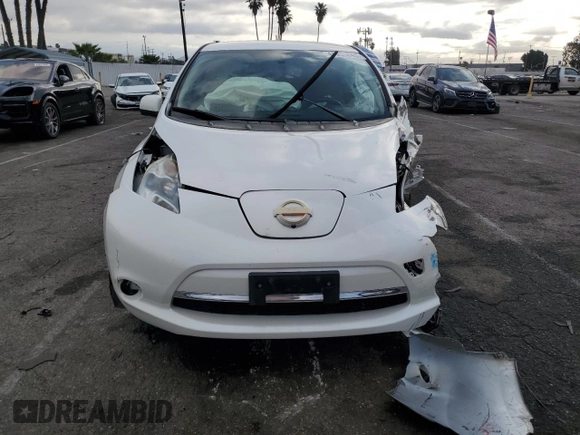 2015 Nissan LEAF SL z VIN 1N4AZ0CP0FC321455, wystawiony jako Copart lot #44955645 z przebiegiem Nie podano mil oraz Szkoda całkowita • Salvage title. Historia ofert i sprzedaży dostępna na DreamBid. Obrazek 5.