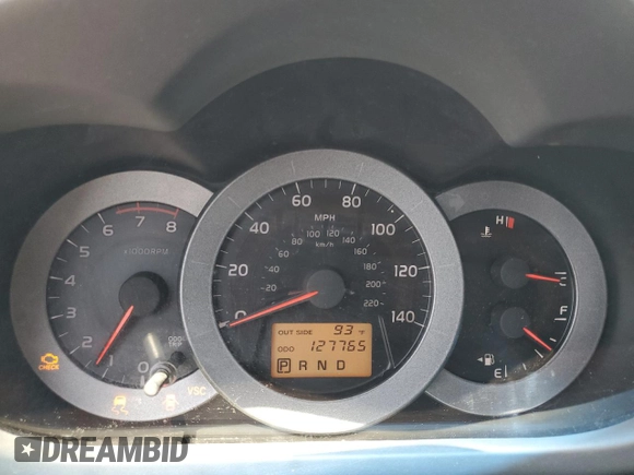 2007 Toyota RAV4 with VIN JTMZD33V576039632, listed as a Copart auction lot 51541925 with 127,765 mi miles and Salvage Title. Bid and sale history available at carsss.com. Image 9.