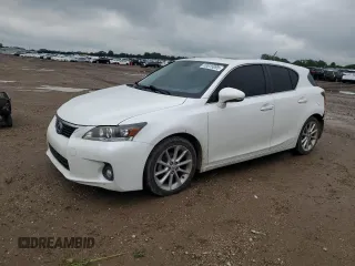 2012 Lexus CT 200h with VIN JTHKD5BH3C2086716, listed as a Copart auction lot 59615095 with 169,104 mi miles and Salvage title. Bid and sale history available at DreamBid. Image 1.