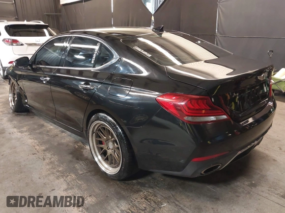 2019 Genesis G70 Advanced with VIN KMTG54LE6KU037582, listed as a IAAI auction lot 42099548 with 63,044 mi miles and . Bid and sale history available at DreamBid. Image 3.