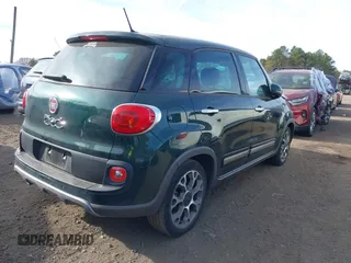 2014 FIAT 500L Trekking with VIN ZFBCFADH2EZ023383, listed as a IAAI auction lot 40838506 with 60,489 mi miles and . Bid and sale history available at DreamBid. Image 4.