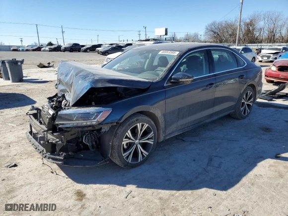 2022 Volkswagen Passat 2.0T SE with VIN 1VWSA7A33NC003744, listed as a Copart auction lot 46953595 with 32,599 mi miles and Salvage Title. Bid and sale history available at carsss.com. Image 1.