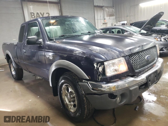 2002 Ford Ranger XL z VIN 1FTZR15E42PB26475, wystawiony jako Copart lot #42583595 z przebiegiem 272 579 mil mil oraz Szkoda całkowita • Salvage title. Historia ofert i sprzedaży dostępna na DreamBid. Obrazek 4.