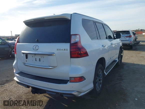 2019 Lexus GX 460 z VIN JTJBM7FX8K5216952, wystawiony jako IAAI lot #41820136 z przebiegiem 112 935 mil mil oraz . Historia ofert i sprzedaży dostępna na DreamBid. Obrazek 4.