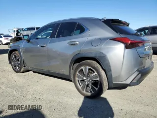 2020 Lexus UX with VIN JTHP9JBHXL2024195, listed as a Copart auction lot 48470575 with 58,500 mi miles and Salvage Title. Bid and sale history available at carsss.com. Image 2.