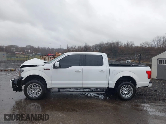 2019 Ford F-150 XL with VIN 1FTEW1E58KFC00154, listed as a IAAI auction lot 41051975 with 57,746 mi miles and . Bid and sale history available at DreamBid. Image 14.
