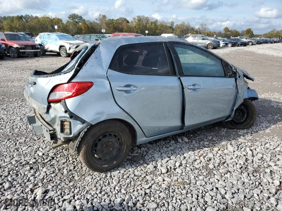 2013 Mazda Mazda2 Sport with VIN JM1DE1KZ2D0164649, listed as a Copart auction lot 78697764 with 0 mi miles and Salvage Title. Bid and sale history available at carsss.com. Image 3.