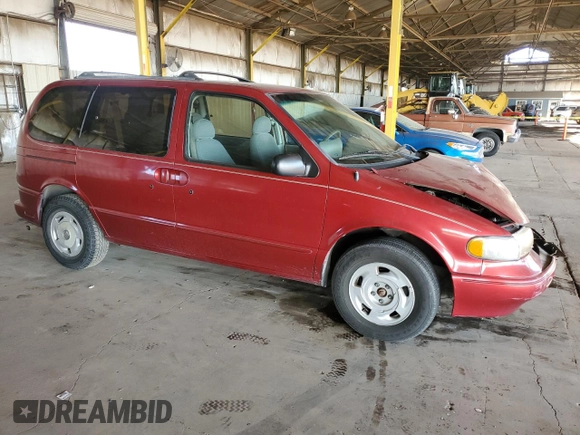 1996 Mercury Villager GS z VIN 4M2DV11W9TDJ27977, wystawiony jako Copart lot #83156874 z przebiegiem 155 013 mil mil oraz Szkoda całkowita • Salvage title. Historia ofert i sprzedaży dostępna na DreamBid. Obrazek 4.