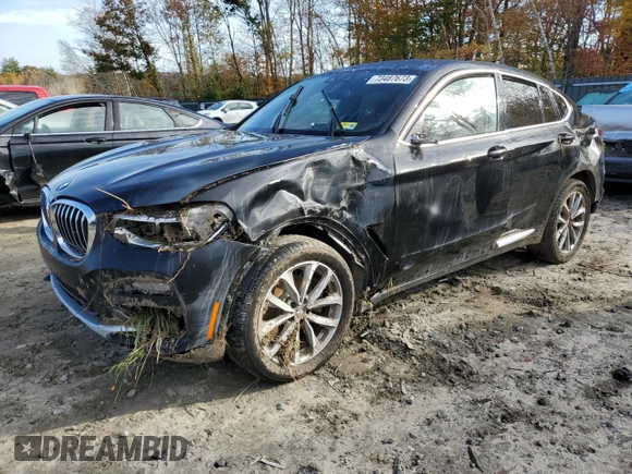 2019 BMW X4 xDrive30i with VIN 5UXUJ3C58KLG53315, listed as a Copart auction lot 73487673 with 0 mi miles. Bid and sale history available at carsss.com. Image 1.