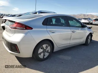 2017 Hyundai Ioniq Blue with VIN KMHC65LC1HU022362, listed as a Copart auction lot 49693105 with 102,550 mi miles and Salvage Title. Bid and sale history available at DreamBid. Image 3.