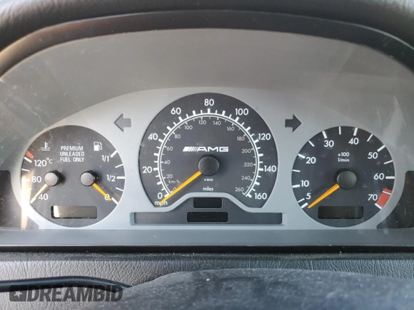 1996 Mercedes-Benz C with VIN WDBHM36E8TF345885, listed as a Copart auction lot 49954735 with Not Provided miles and Clean Title. Bid and sale history available at DreamBid. Image 9.