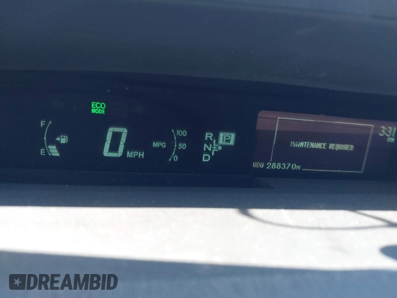 2014 Toyota Prius Four with VIN JTDKN3DU7E0386397, listed as a IAAI auction lot 42004337 with 288,370 mi miles. Bid and sale history available at carsss.com. Image 7.