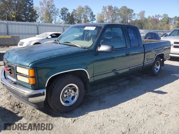 1996 GMC Sierra 1500 with VIN 2GTEC19W4T1542916, listed as a Copart auction lot 75097274 with 310,745 mi miles and Salvage Title. Bid and sale history available at DreamBid. Image 1.