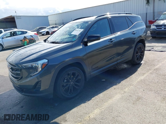 2020 GMC Terrain SLE z VIN 3GKALMEV8LL157133, wystawiony jako IAAI lot #42031703 z przebiegiem 62 486 mil mil oraz . Historia ofert i sprzedaży dostępna na DreamBid. Obrazek 18.
