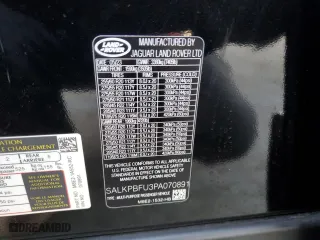2023 Land Rover Range Rover SE with VIN SALKPBFU3PA070891, listed as a Copart auction lot 79767804 with 9,680 mi miles and Salvage Title. Bid and sale history available at carsss.com. Image 13.