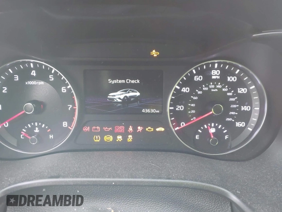 2023 Kia Forte LXS z VIN 3KPF24AD8PE595503, wystawiony jako IAAI lot #41429559 z przebiegiem 43 630 mil mil oraz . Historia ofert i sprzedaży dostępna na DreamBid. Obrazek 7.