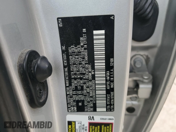 2014 Toyota Venza LE with VIN 4T3ZA3BB4EU088560, listed as a Copart auction lot 54425575 with 199,089 mi miles and Salvage Title. Bid and sale history available at carsss.com. Image 12.