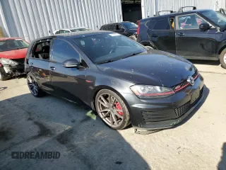 2017 Volkswagen Golf GTI S with VIN 3VW547AU9HM012268, listed as a Copart auction lot 45974655 with 84,470 mi miles and Salvage Title. Bid and sale history available at carsss.com. Image 4.
