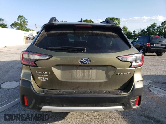 2022 Subaru Outback Limited with VIN 4S4BTANC4N3218145, listed as a Copart auction lot 57960535 with 60,523 mi miles and Salvage title. Bid and sale history available at DreamBid. Image 6.