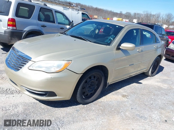 2011 Chrysler 200 LX with VIN 1C3BC4FB1BN515681, listed as a IAAI auction lot 41648396 with 132,109 mi miles. Bid and sale history available at carsss.com. Image 2.