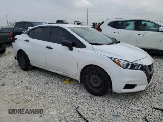 2022 Nissan Versa S with VIN 3N1CN8DVXNL832476, listed as a Copart auction lot 51307035 with 46,935 mi miles and Salvage title. Bid and sale history available at DreamBid. Image 4.