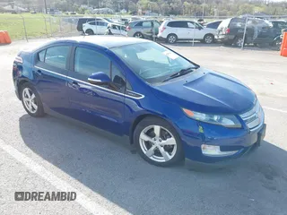 2012 Chevrolet Volt with VIN 1G1RA6E45CU111524, listed as a IAAI auction lot 41859742 with Not Provided miles and . Bid and sale history available at carsss.com. Image 1.