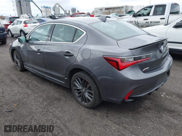 2020 Acura ILX w/Premium/A-SPEC Pkg with VIN 19UDE2F80LA012323, listed as a IAAI auction lot 41722118 with 32,325 mi miles. Bid and sale history available at carsss.com. Image 3.