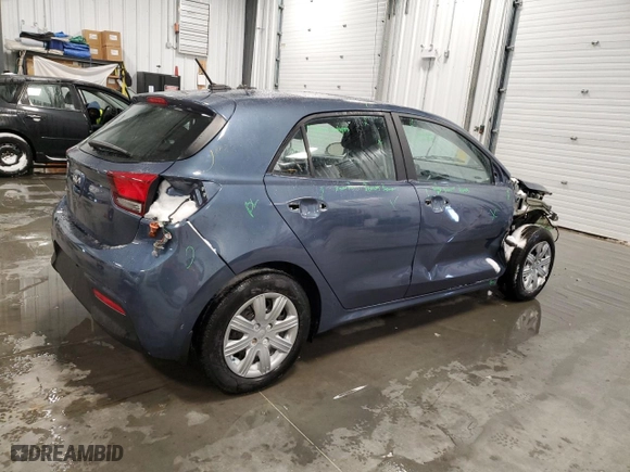 2022 Kia Rio 5-Door S with VIN 3KPA25AD4NE466638, listed as a Copart auction lot 44298125 with 22,089 mi miles and Clean Title. Bid and sale history available at carsss.com. Image 3.