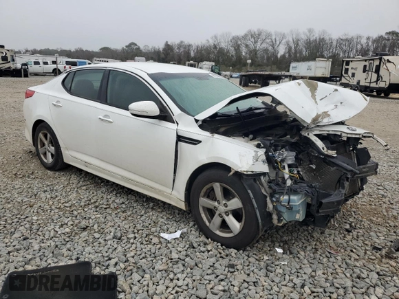 2014 Kia Optima LX with VIN 5XXGM4A71EG275842, listed as a Copart auction lot 44703965 with 153,169 mi miles and Salvage Title. Bid and sale history available at carsss.com. Image 4.