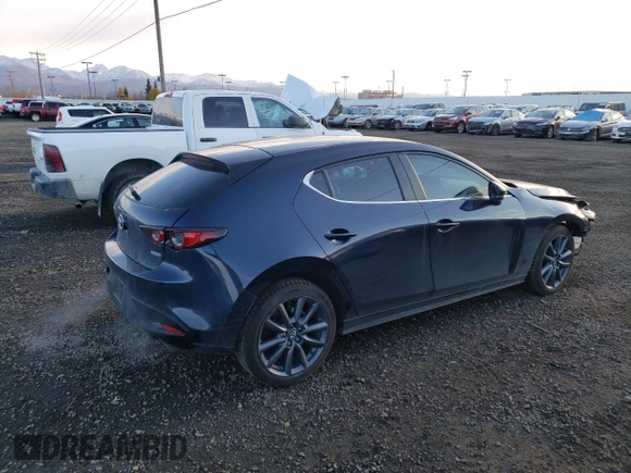2022 Mazda Mazda3 Hatchback with VIN JM1BPALM2L1158704, listed as a Copart auction lot 75739504 with 79,588 mi miles and Salvage Title. Bid and sale history available at carsss.com. Image 3.