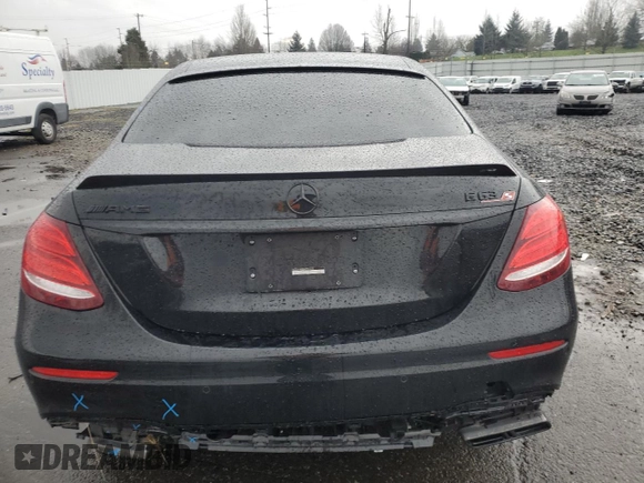 2019 Mercedes-Benz E 63 S AMG with VIN WDDZF8KB0KA557478, listed as a Copart auction lot 43457895 with 23,736 mi miles and Salvage Title. Bid and sale history available at DreamBid. Image 6.