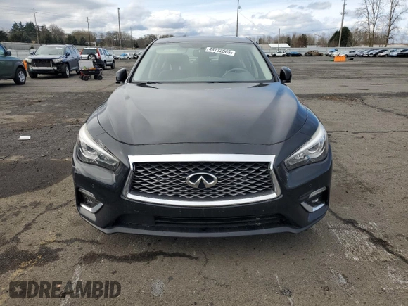 2018 Infiniti Q50 3.0t LUXE with VIN JN1EV7AR3JM444404, listed as a Copart auction lot 48732565 with 42,118 mi miles and Salvage Title. Bid and sale history available at carsss.com. Image 5.