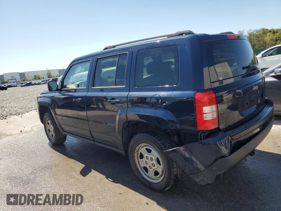 2014 Jeep Patriot Sport with VIN 1C4NJPBB6ED632494, listed as a Copart auction lot 48346535 with 138,723 mi miles and Salvage Title. Bid and sale history available at DreamBid. Image 2.