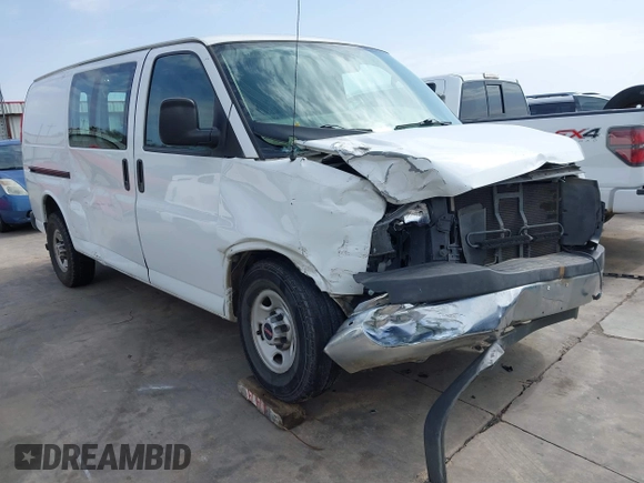 2019 GMC Savana Cargo with VIN 1GTW7AFGXK1220517, listed as a IAAI auction lot 41547025 with 131,264 mi miles. Bid and sale history available at carsss.com. Image 6.