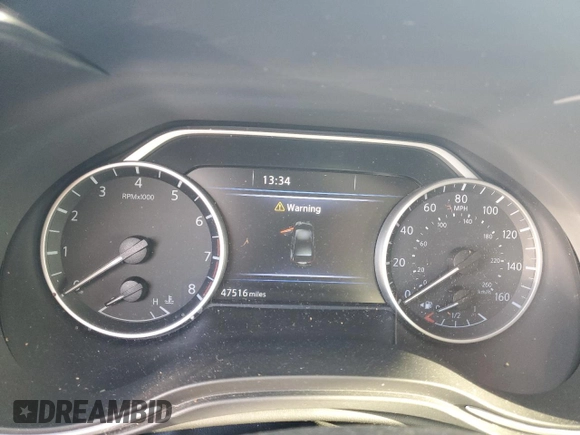 2020 Nissan Maxima Platinum with VIN 1N4AA6FVXLC380674, listed as a Copart auction lot 36860834 with 47,516 mi miles and Clean Title. Bid and sale history available at DreamBid. Image 9.
