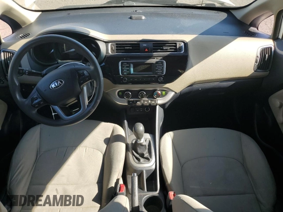 2017 Kia Rio LX with VIN KNADM4A33H6065789, listed as a Copart auction lot 66323154 with 52,184 mi miles and Salvage Title. Bid and sale history available at carsss.com. Image 8.