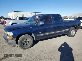 2002 Chevrolet Silverado 1500 LS with VIN 2GCEC19WX21224202, listed as a Copart auction lot 87909115 with 154,583 mi miles and Salvage Title. Bid and sale history available at DreamBid. Image 1.