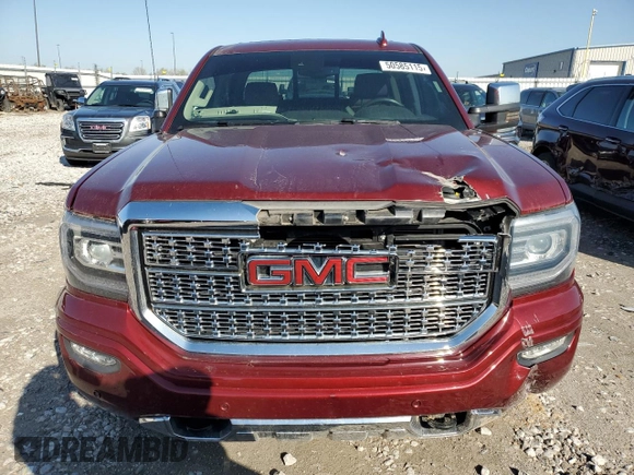2017 GMC Sierra 1500 Denali with VIN 3GTU2PEC3HG120549, listed as a Copart auction lot 50585115 with 105,186 mi miles and Salvage Title. Bid and sale history available at DreamBid. Image 5.